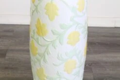 Vintage Ceramic Umbrella Stand With Floral Motif -CHAIRISH Shop vintage ceramic umbrella stand with floral motif 4499