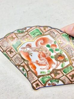 Vintage Chinoiserie Fan Shaped Box -CHAIRISH Shop vintage chinoiserie fan shaped box 6423