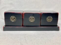 Vintage Chinoiserie Style Boxes With Tray-Four Pieces -CHAIRISH Shop vintage chinoiserie style boxes with tray four pieces 5087