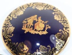 Vintage Cobalt Blue Royal Limoges France 22-Karat Gold Trinket Boxes Set - 3 Pieces -CHAIRISH Shop vintage cobalt blue royal limoges france 22 karat gold trinket boxes set 3 pieces 7453