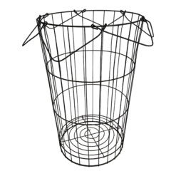 Vintage Country Wire Laundry Basket