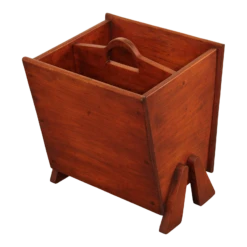 Vintage Cushman Creation Maple Magazine Stand