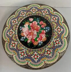 Vintage Dutch Botanical Design Round Tin -CHAIRISH Shop vintage dutch botanical design round tin 5599