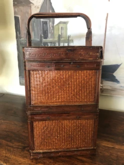 Vintage Early 19th Century Chinese Two Tiered Wedding/Lunch Basket Wicker Wood 21 Vintage Early 19th Century Chinese Two Tiered Wedding/Lunch Basket Wicker Wood -CHAIRISH Shop vintage early 19th century chinese two tiered weddinglunch basket wicker wood 4564