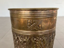 Vintage Embossed Copper Brass Umbrella Stand/Stick Holder -CHAIRISH Shop vintage embossed copper brass umbrella standstick holder 4981