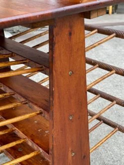 Vintage Farmhouse Pine Turned Spindle Magazine Record Rack Holder -CHAIRISH Shop vintage farmhouse pine turned spindle magazine record rack holder 8099