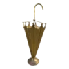 Vintage French Brass Umbrella Stand