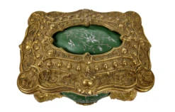 Vintage French Gilt Bronze Dore Box -CHAIRISH Shop vintage french gilt bronze dore box 4217