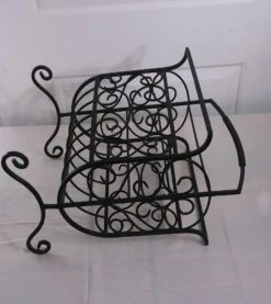 Vintage French Styled Wrought Iron Magazine Rack -CHAIRISH Shop vintage french styled wrought iron magazine rack 6449