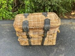 Vintage French Wicker Laundry Basket Linen Trunk -CHAIRISH Shop vintage french wicker laundry basket linen trunk 4029