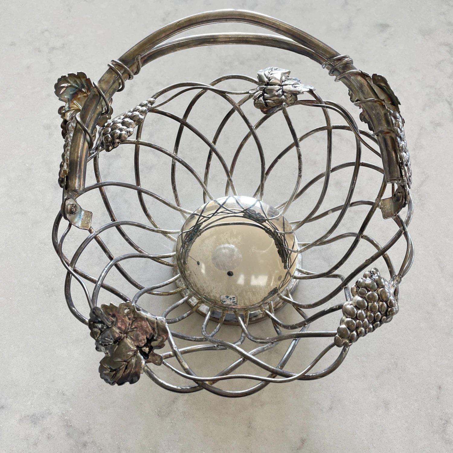 Vintage Godinger Wire Silver Plate Basket 10 Vintage Godinger Wire Silver Plate Basket - Image 8