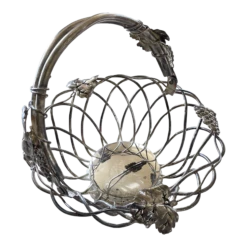 Vintage Godinger Wire Silver Plate Basket
