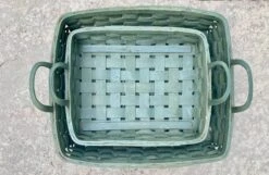 Vintage Green Nesting Harvest Baskets - Set Of 2 -CHAIRISH Shop vintage green nesting harvest baskets set of 2 5305