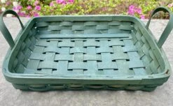 Vintage Green Nesting Harvest Baskets - Set Of 2 -CHAIRISH Shop vintage green nesting harvest baskets set of 2 6310