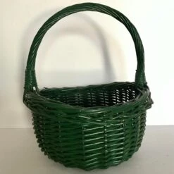 Vintage Green Wicker Basket 14 Vintage Green Wicker Basket -CHAIRISH Shop vintage green wicker basket 4363
