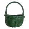Vintage Green Wicker Basket -CHAIRISH Shop vintage green wicker basket 7098
