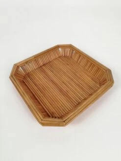 Vintage Handmade Rush And Cane Basket, Italy, 1960s -CHAIRISH Shop vintage handmade rush and cane basket italy 1960s 3298