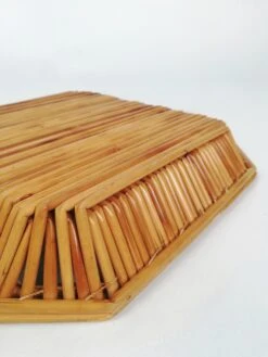 Vintage Handmade Rush And Cane Basket, Italy, 1960s -CHAIRISH Shop vintage handmade rush and cane basket italy 1960s 7951