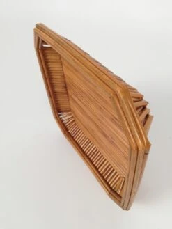 Vintage Handmade Rush And Cane Basket, Italy, 1960s -CHAIRISH Shop vintage handmade rush and cane basket italy 1960s 9409