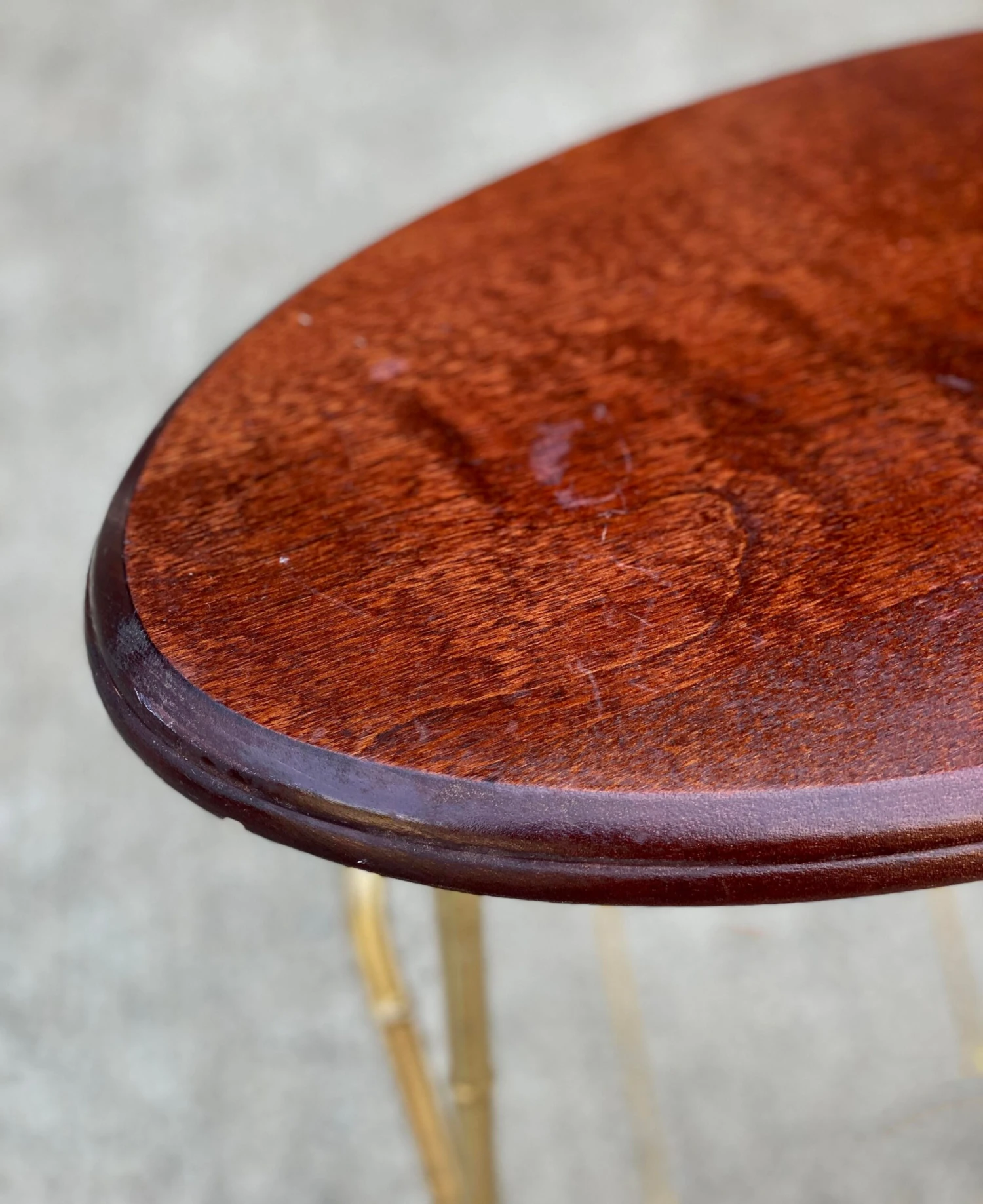 Vintage Hollywood Regency Boho Brass Rattan Magazine Rack Side Table 7 Vintage Hollywood Regency Boho Brass Rattan Magazine Rack Side Table - Image 5