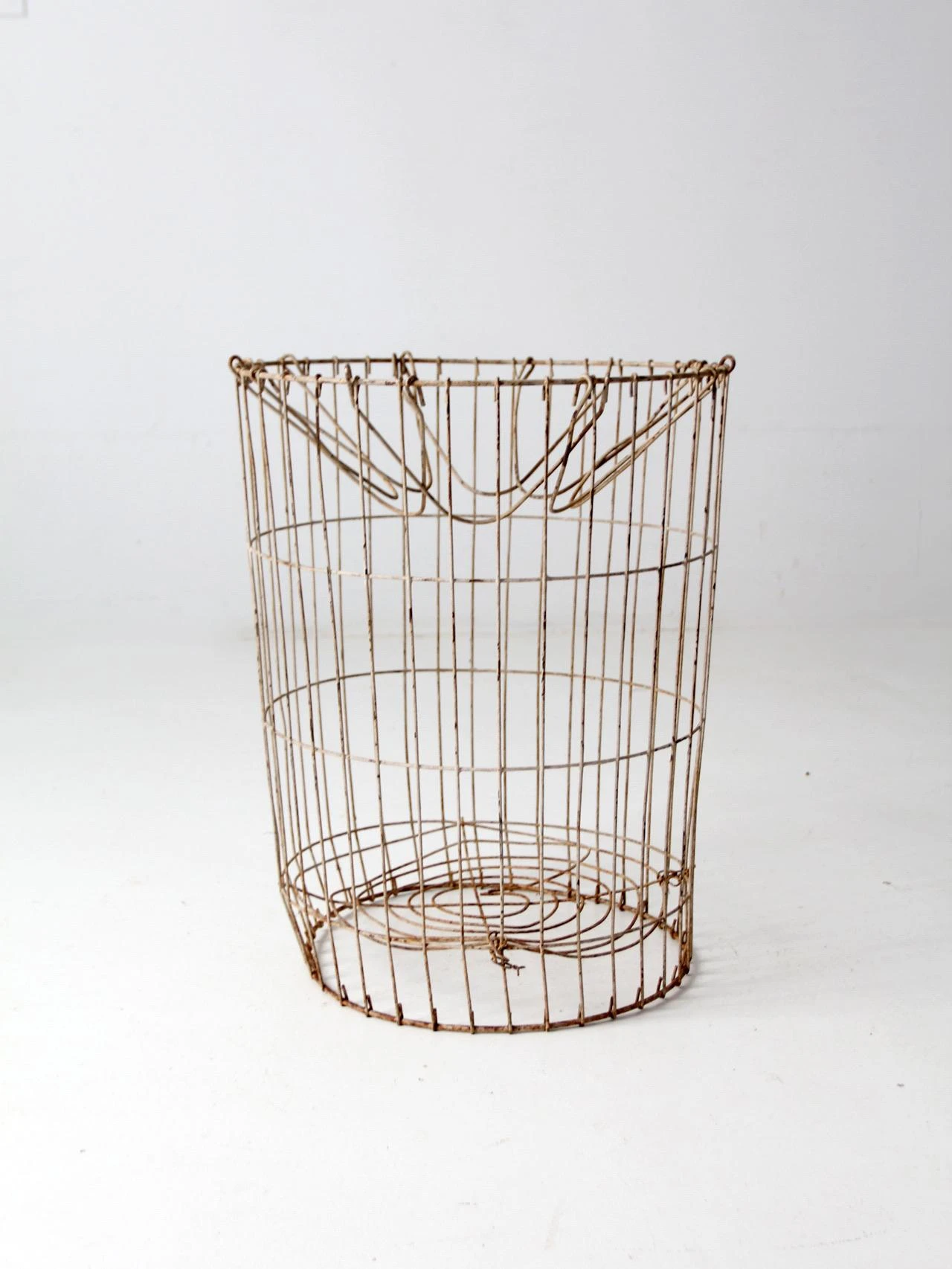 Vintage Industrial Metal Basket 4 Vintage Industrial Metal Basket - Image 2
