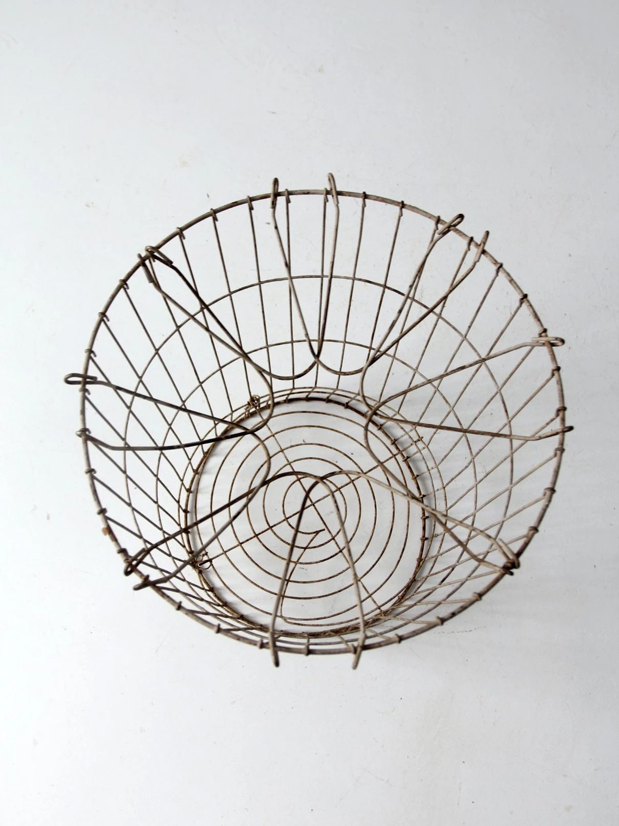 Vintage Industrial Metal Basket 8 Vintage Industrial Metal Basket - Image 6