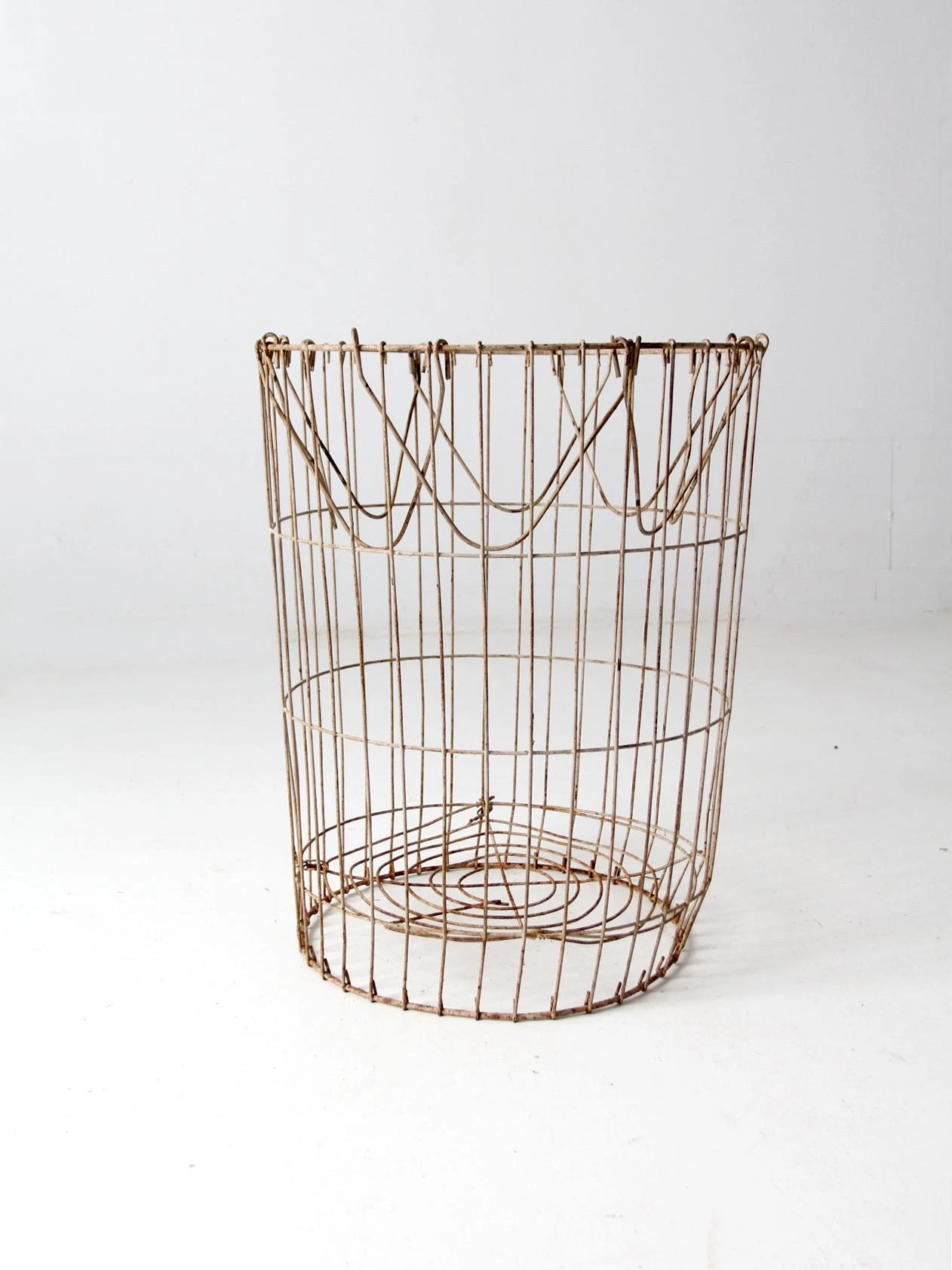 Vintage Industrial Metal Basket 5 Vintage Industrial Metal Basket - Image 3