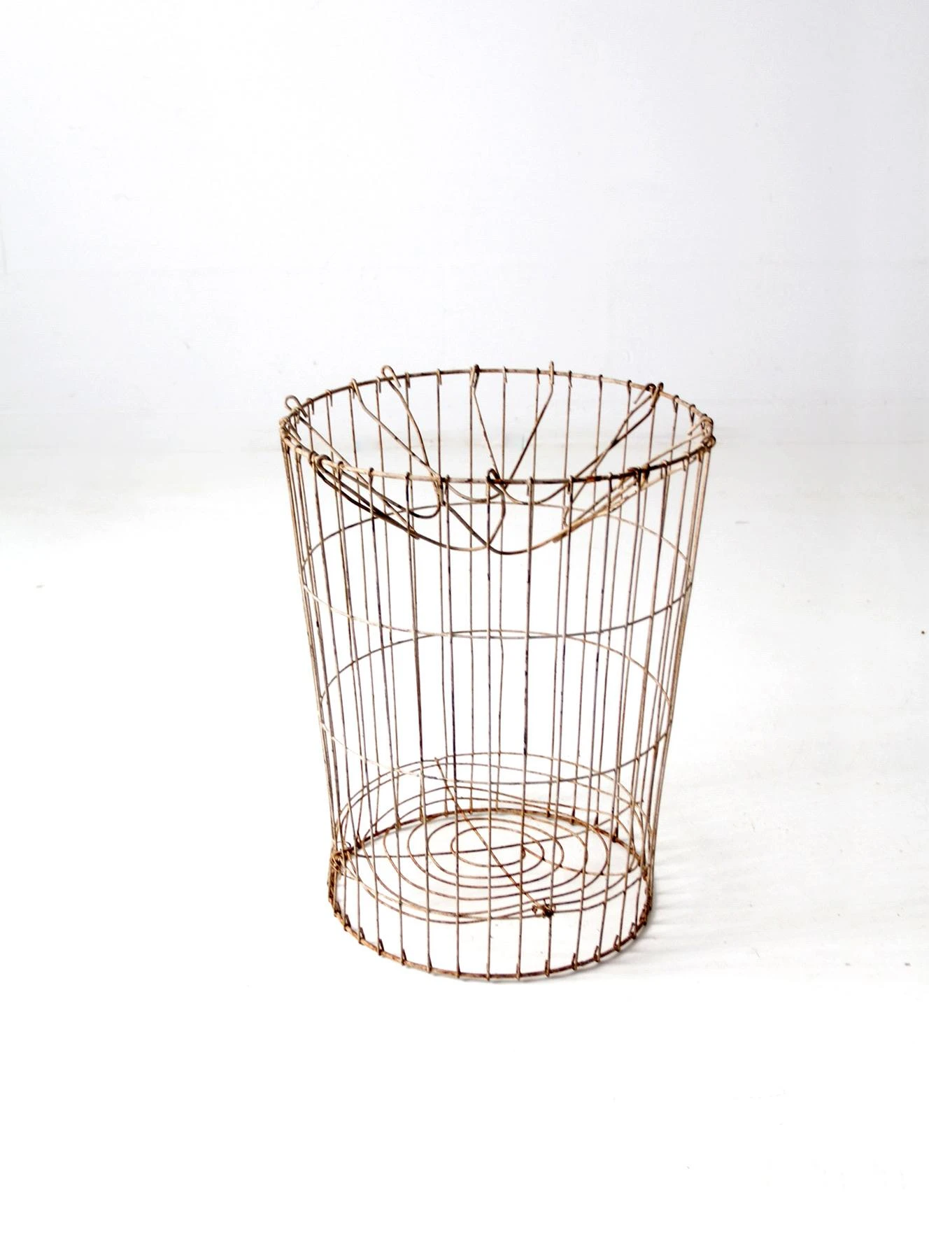 Vintage Industrial Metal Basket 11 Vintage Industrial Metal Basket - Image 9