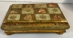 Vintage Italian Florentine Trinket Box -CHAIRISH Shop vintage italian florentine trinket box 5099