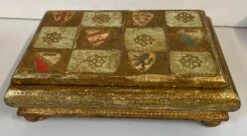 Vintage Italian Florentine Trinket Box -CHAIRISH Shop vintage italian florentine trinket box 6838
