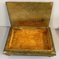 Vintage Italian Florentine Trinket Box -CHAIRISH Shop vintage italian florentine trinket box 8802