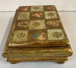 Vintage Italian Florentine Trinket Box -CHAIRISH Shop vintage italian florentine trinket box 9869