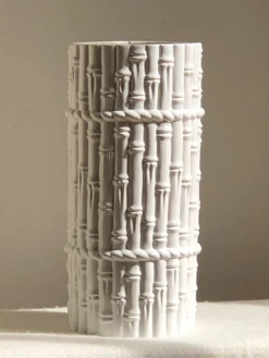 Vintage Ivory Glazed Faux Bamboo Ceramic Umbrella Stand -CHAIRISH Shop vintage ivory glazed faux bamboo ceramic umbrella stand 2365