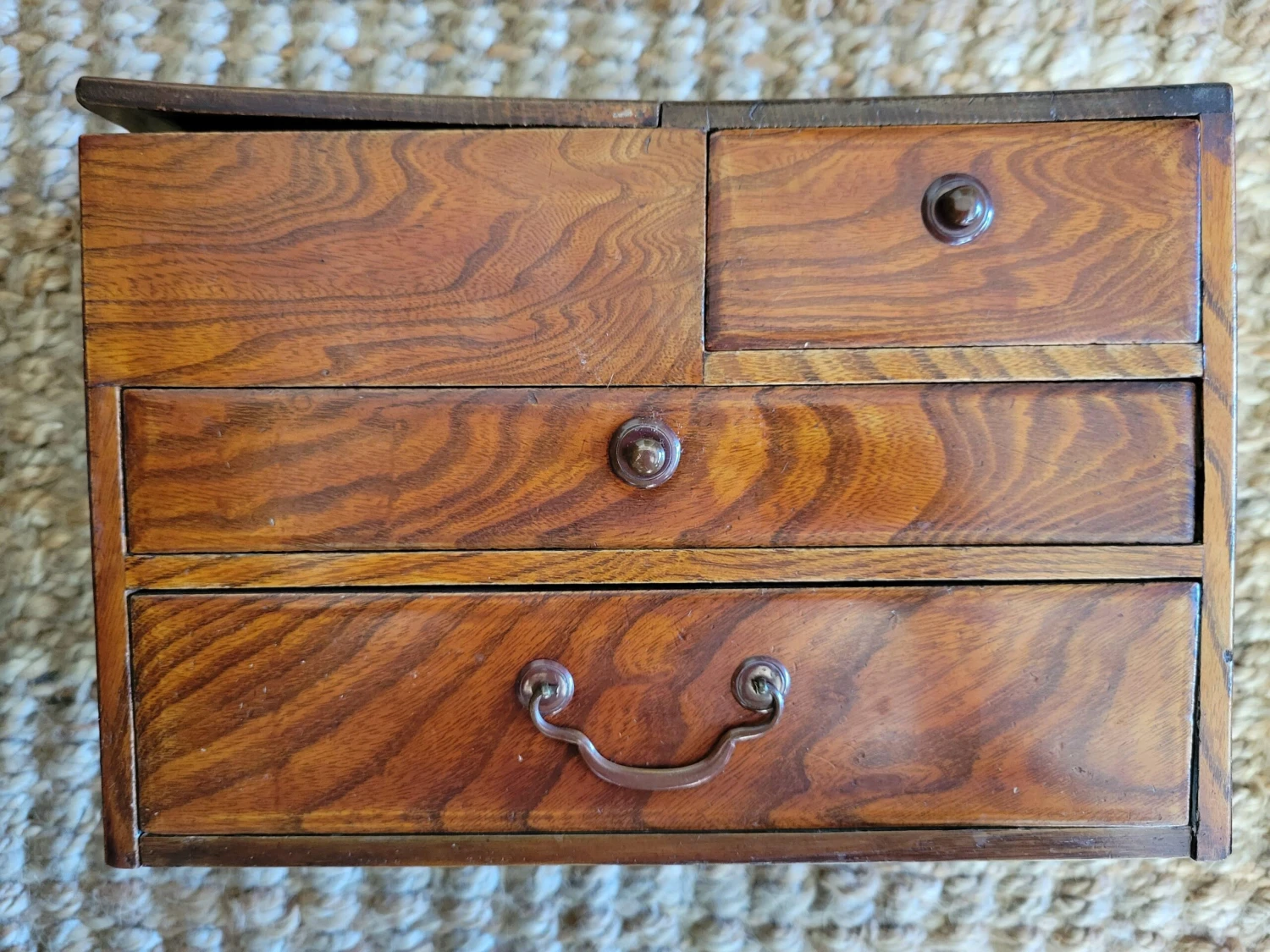 Vintage Japanese Haribako Sewing Box - Medium Size 4 Vintage Japanese Haribako Sewing Box - Medium Size - Image 2