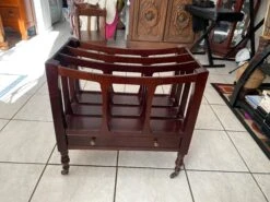 Vintage Kittinger Style Mahogany Magazine Rack Bombay Company Magazine Rack -CHAIRISH Shop vintage kittinger style mahogany magazine rack bombay company magazine rack 3869