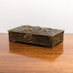 Vintage Koi Fish Japanese Brass Box -CHAIRISH Shop vintage koi fish japanese brass box 4403