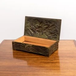 Vintage Koi Fish Japanese Brass Box -CHAIRISH Shop vintage koi fish japanese brass box 7257