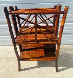 Vintage Large Bamboo Magazine Rack. -CHAIRISH Shop vintage large bamboo magazine rack 1729