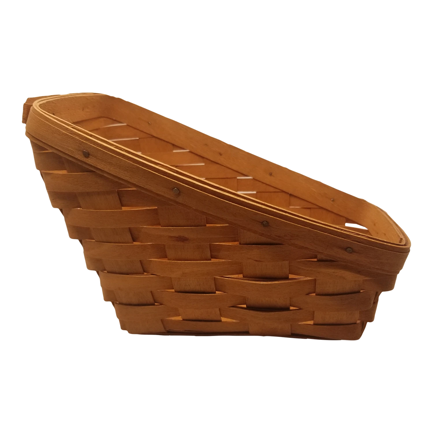 Vintage Longaberger Handwoven Basket, 1992 3 Vintage Longaberger Handwoven Basket, 1992