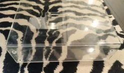 Vintage Lucite Mid Century Modern Magazine Holder Stand -CHAIRISH Shop vintage lucite mid century modern magazine holder stand 3281