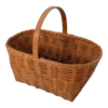 Vintage Maine Hand Woven Brown Ash Wood Splint Carry Basket -CHAIRISH Shop vintage maine hand woven brown ash wood splint carry basket 9025