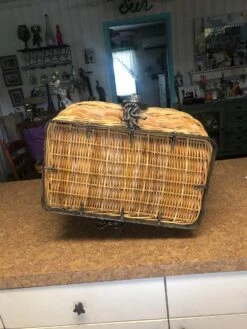 Vintage Maitland Smith Wicker Reed Basket With Rod Iron, Glass & Brass Trim 17 Vintage Maitland Smith Wicker Reed Basket With Rod Iron, Glass & Brass Trim -CHAIRISH Shop vintage maitland smith wicker reed basket with rod iron glass and brass trim 4118