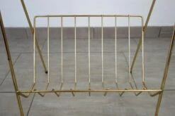Vintage Metal Magazine Rack In The Style Of Matégot, 1960s -CHAIRISH Shop vintage metal magazine rack in the style of mategot 1960s 0552
