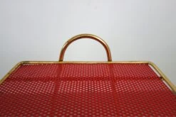 Vintage Metal Magazine Rack In The Style Of Matégot, 1960s -CHAIRISH Shop vintage metal magazine rack in the style of mategot 1960s 1385