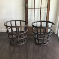 Vintage Metal Wine Basket -CHAIRISH Shop vintage metal wine basket 8064