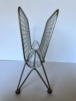 Vintage Mid Century Atomic Magazine Rack Record Holder -CHAIRISH Shop vintage mid century atomic magazine rack record holder 5566