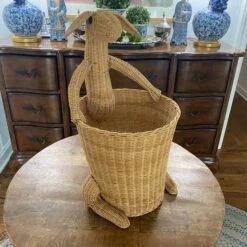 Vintage Mid Century Kangaroo Wicker Basket 21 Vintage Mid Century Kangaroo Wicker Basket -CHAIRISH Shop vintage mid century kangaroo wicker basket 2288