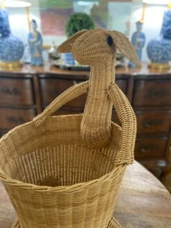 Vintage Mid Century Kangaroo Wicker Basket 15 Vintage Mid Century Kangaroo Wicker Basket -CHAIRISH Shop vintage mid century kangaroo wicker basket 7420