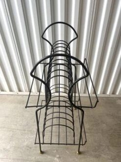 Vintage Mid-Century Modern Atomic Arched Standing Record Stand -CHAIRISH Shop vintage mid century modern atomic arched standing record stand 6364