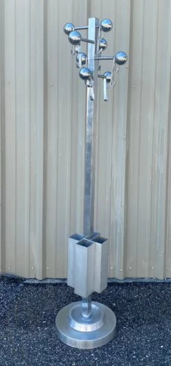 Vintage Mid Century Modern Bauhaus Metal Coat Rack Umbrella Stand -CHAIRISH Shop vintage mid century modern bauhaus metal coat rack umbrella stand 5383